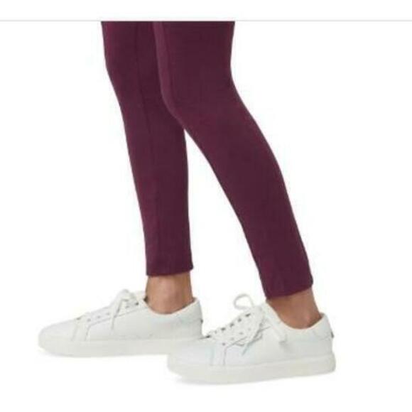 Hue Women's Purple Mid-Rise Tech Pocket Leggings L - Picture 2 of 6